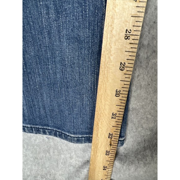 Marc Jacobs Women’s Sz 28 Angela 001 Low Rise Bootcut Stretch Denim Jeans Blue - Picture 7 of 13